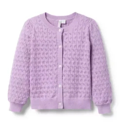 Pointelle Cardigan