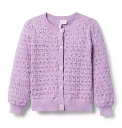 Pointelle Cardigan