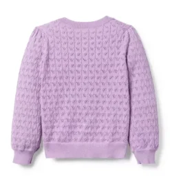 Pointelle Cardigan