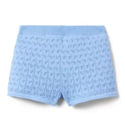 Pointelle Sweater Short