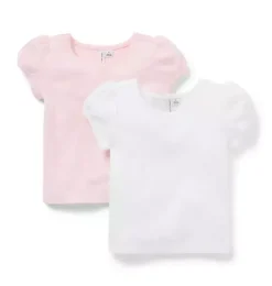 Pointelle Tee 2-Pack