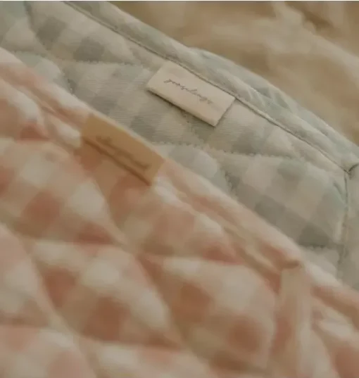 Portable Changing Pad - Pink Gingham
