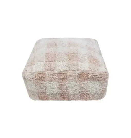 Pouf Vichy Rose
