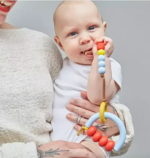 Primary Arch Ring Teether + Clip Set
