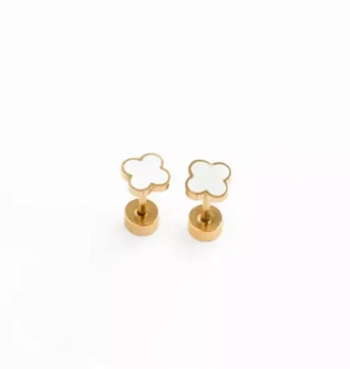 Quatrefoil Stud Earrings