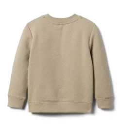Quilted Jacquard Sweatshirt