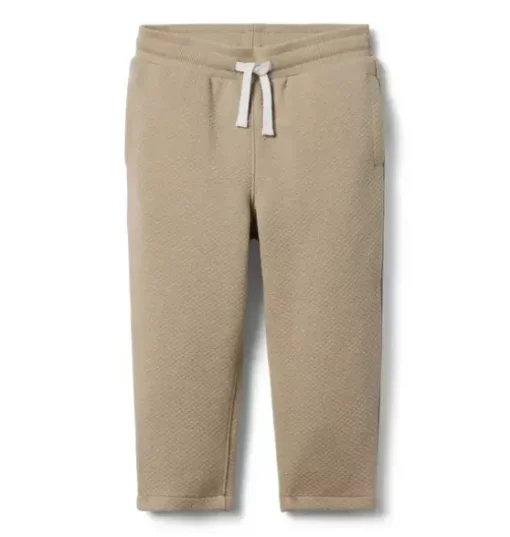 Quilted Jacquard Tapered Pant