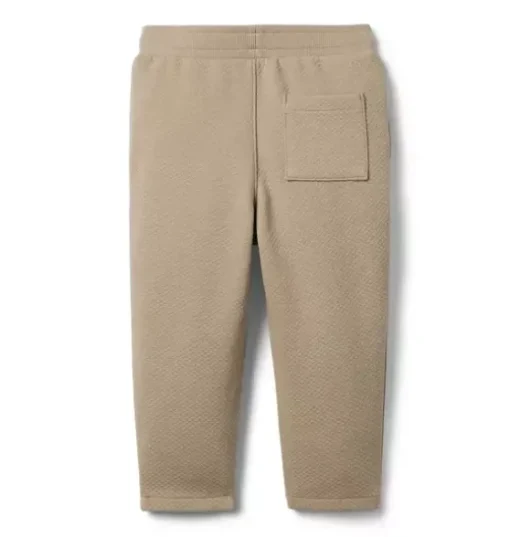 Quilted Jacquard Tapered Pant