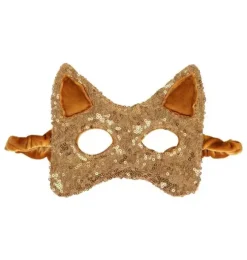 "Gold Sequins” Cat mask