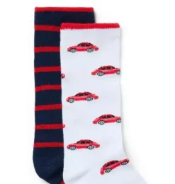 Race Car And Stripe Sock 2-Pack