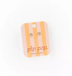Rainbow Cupcake Stud Earring