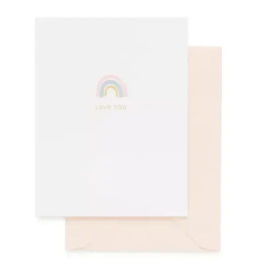 Rainbow, Love You Greeting Card