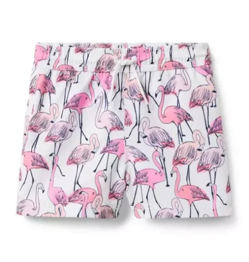 Recycled Flamingo Swim Trunk