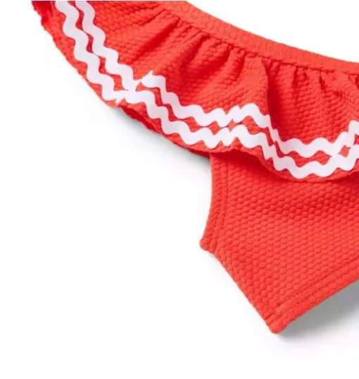 Recycled Ric Rac Ruffle 2-Piece Swimsuit