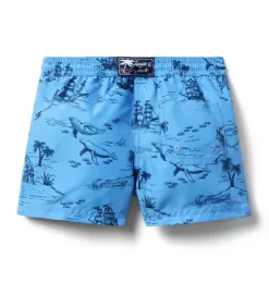 Recycled Sea Days Swim Trunk