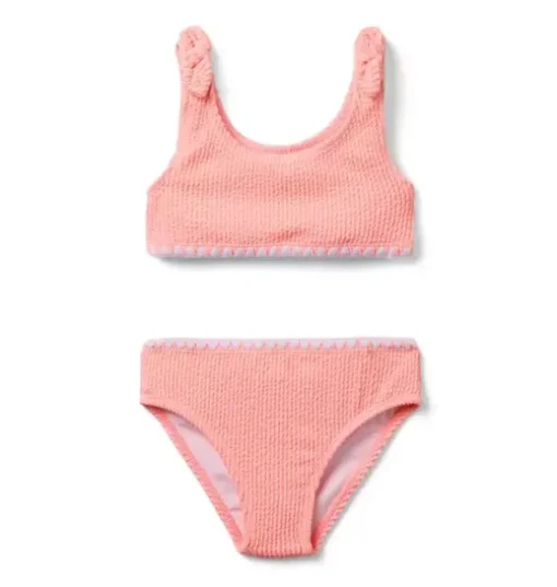 Recycled Textured 2-Piece Swimsuit