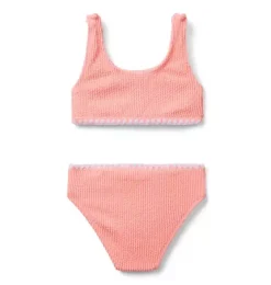 Recycled Textured 2-Piece Swimsuit