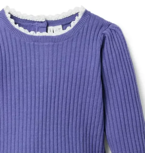 Ribbed Peplum Sweater