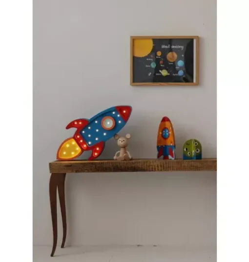Rocket Ship Lamp