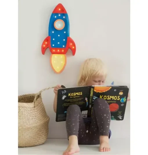 Rocket Ship Lamp