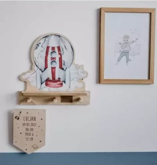 Rocketship Mini Shelf
