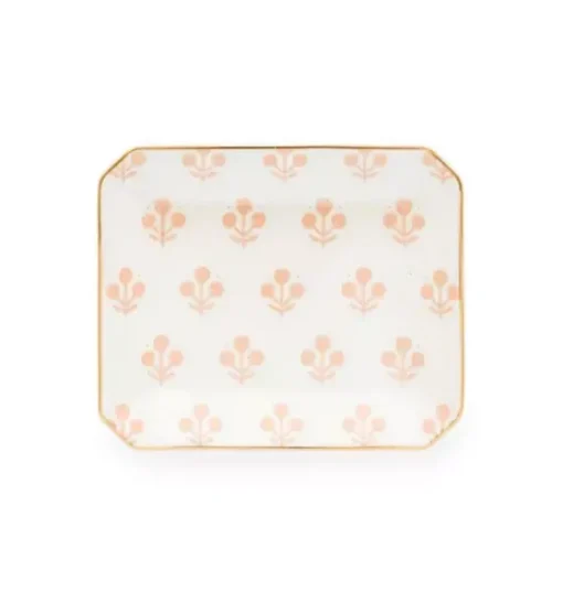 Rose Floral Trinket Tray