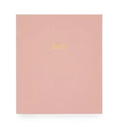 Rose Linen Baby Book