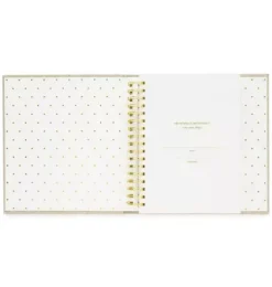 Rose Linen Baby Book