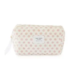 Rose Polka Dot Small Cosmetic Pouch