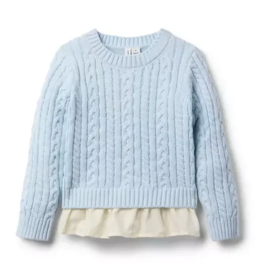 Ruffle Hem Sweater