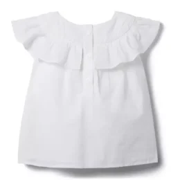 Ruffle Lace Trim Top