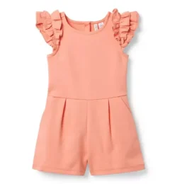 Ruffle Ponte Romper