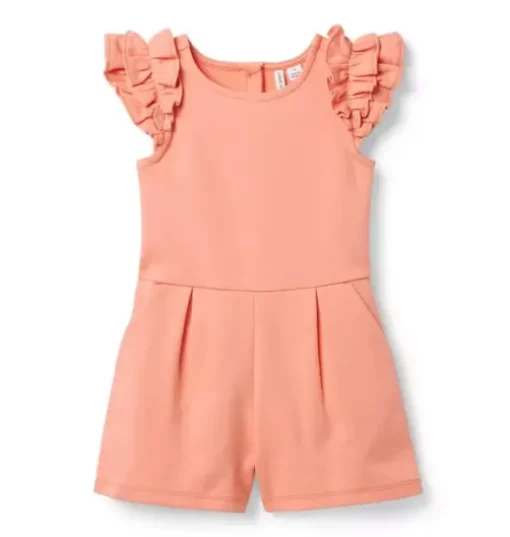 Ruffle Ponte Romper
