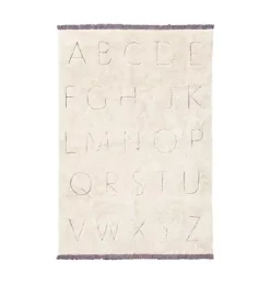 RugCycled Washable Rug ABC