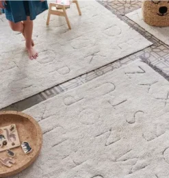 RugCycled Washable Rug ABC