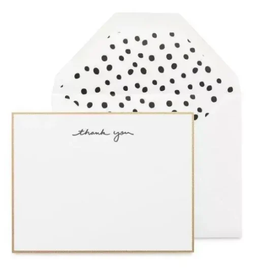 Scatter Dot Thank You Card