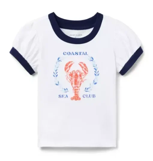 Sea Club Puff Sleeve Tee