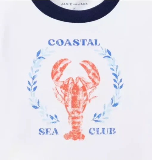 Sea Club Puff Sleeve Tee