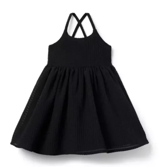 Seersucker Crossback Dress