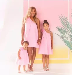 Serena Williams x Janie and Jack Women’s Love Pink Matching Dress