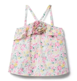 Serena Williams x Janie and Jack Floral Flair Top