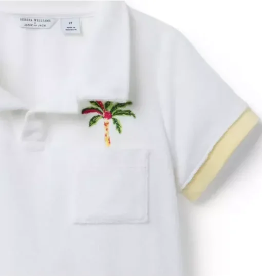 Serena Williams x Janie and Jack Palm Terry Polo