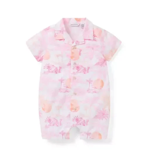 Serena Williams x Janie and Jack Toile Tour Baby Romper
