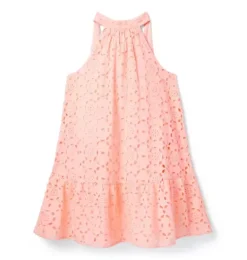Serena Williams x Janie and Jack Women’s Peach Point Matching Dress