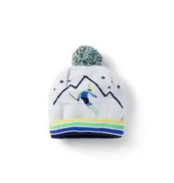 Ski Slope Pom Beanie