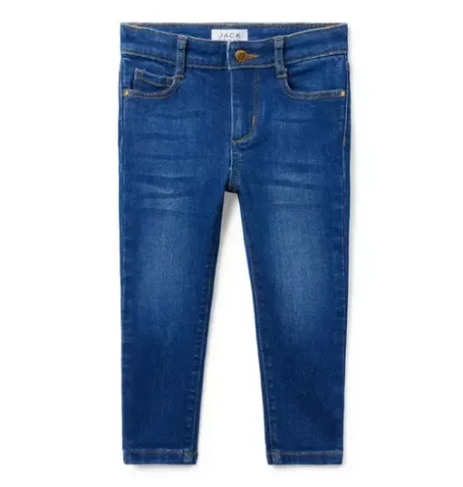 Skinny Jean In Ocean Faded Wash