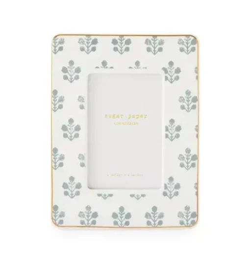 Slate Floral Frame