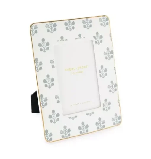 Slate Floral Frame