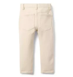 Slim Jean In Ecru Wash