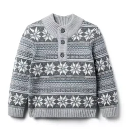 Snowflake Fair Isle Sweater
